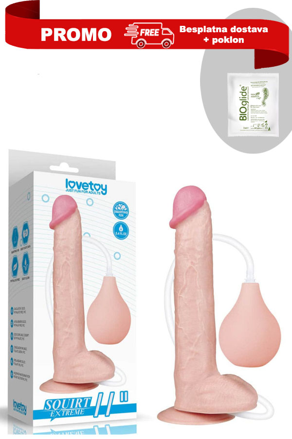 Promo 21  Dildo sa ejakulacijom 11 incha LVTOY00401